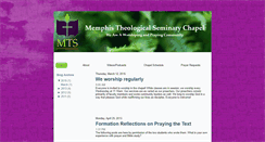 Desktop Screenshot of chapel.memphisseminary.edu